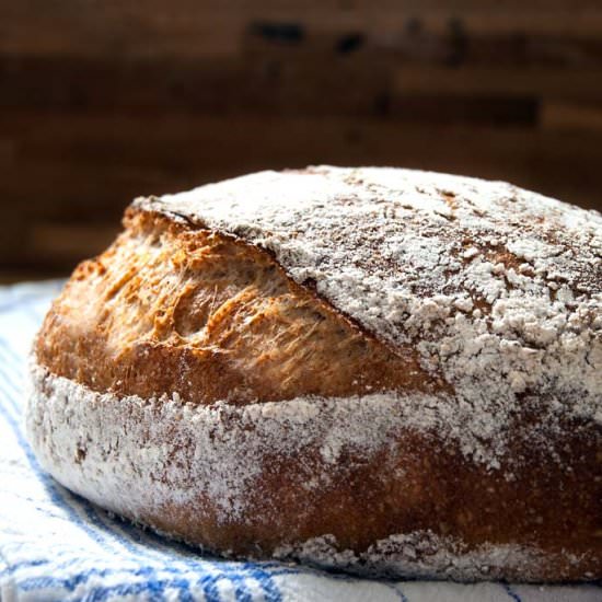 Sourdough Bread with Oatmeal