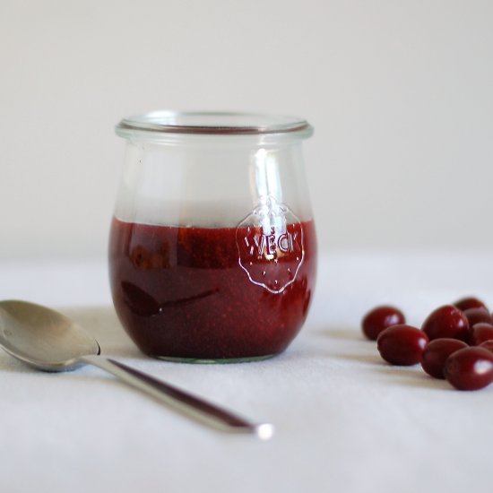 Cornelian Cherry Curd