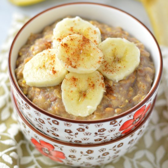 Banana Cinnamon Oatmeal