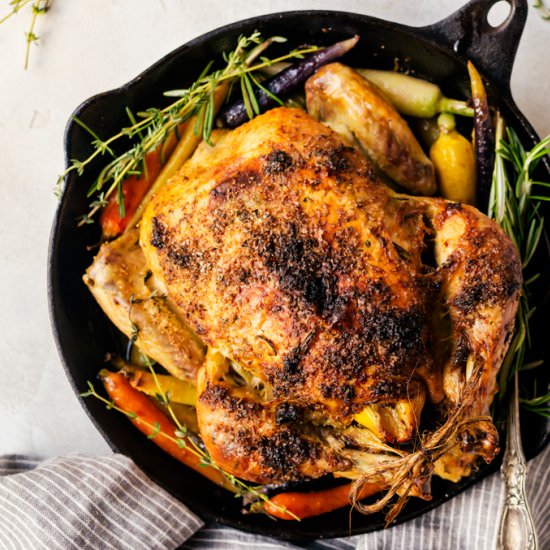 Garlic Roasted Chicken