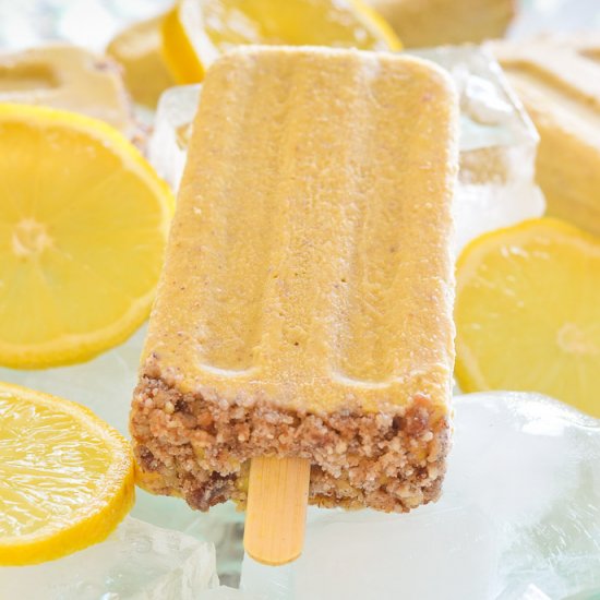 Creamy Lemon Cheesecake Ice Pops