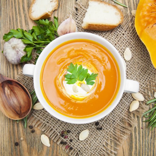 INSTANT POT PUMPKIN SOUP