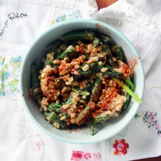 Vegan Creamy Farro Bowl