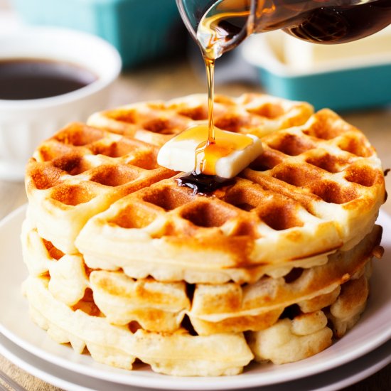 Quick Yeast Waffles