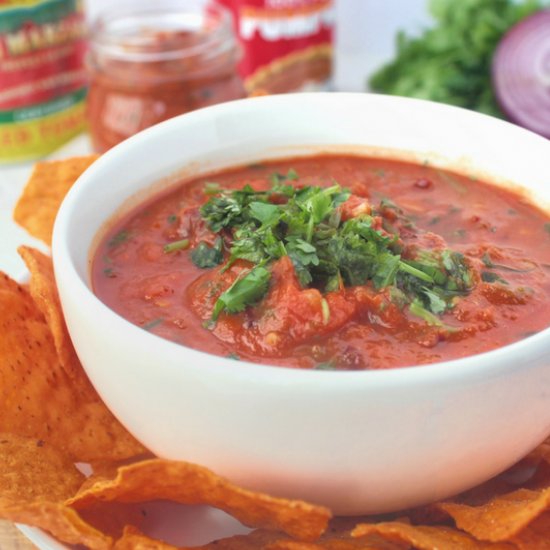 Blender Chipotle Pumpkin Salsa