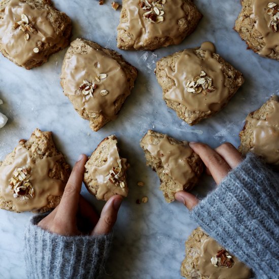 Maple Oat Scones