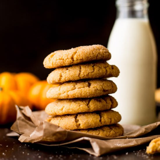 Chai Spiced Pumpkin Snickerdoodles