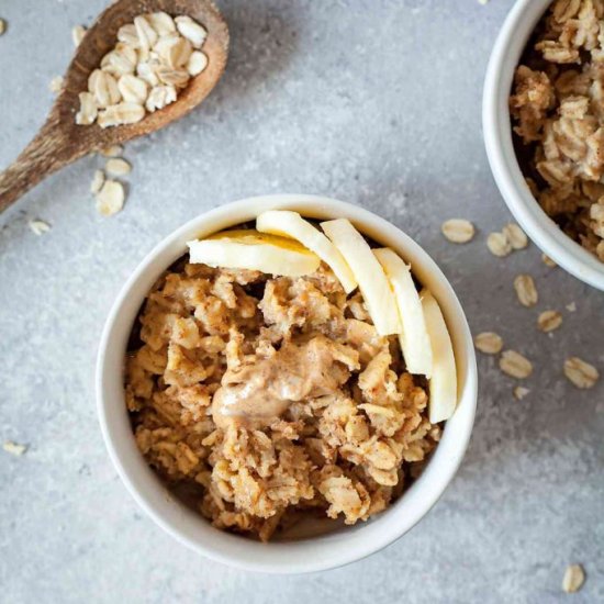 Vanilla Almond Vegan Baked Oatmeal