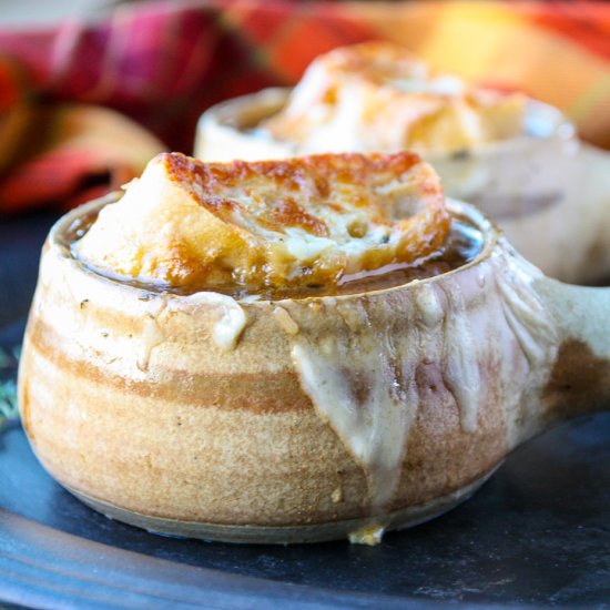 French Onion Soup with Lager