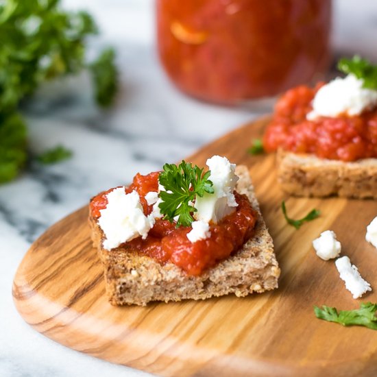 Red Pepper and Tomato Spread