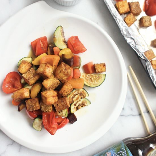 Sheet Pan Tofu Stir Fry