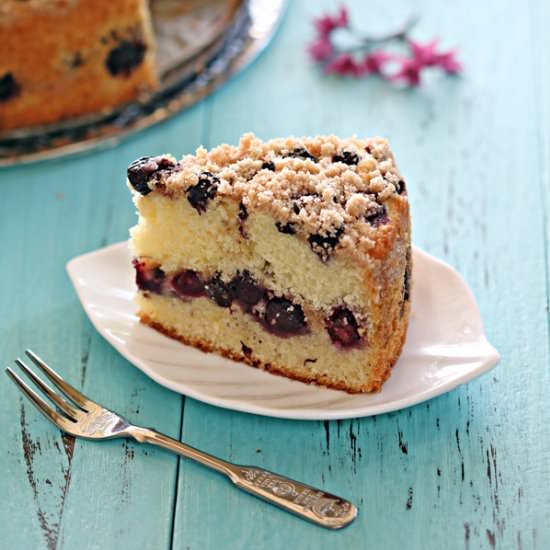 Blueberry Crumble Cake