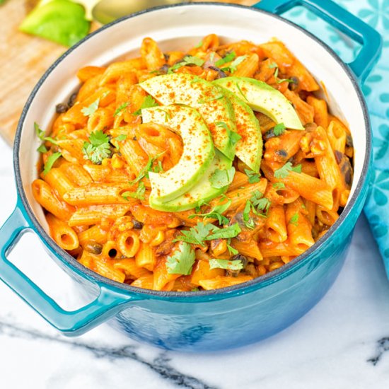 Vegetarian Fajita Pasta