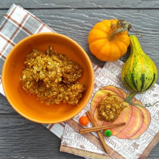 No Bake Pumpkin Spice Cookies