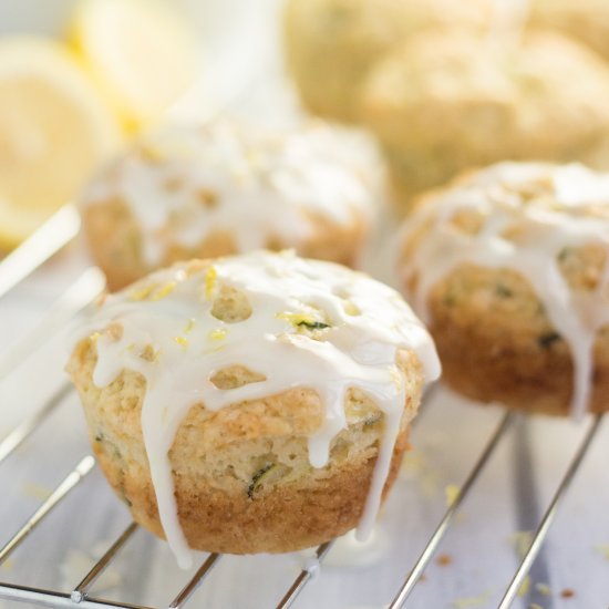 Vegan Lemon Zucchini Muffins