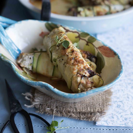 Zucchini Cannelloni with Turkey