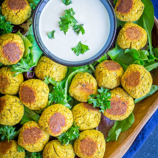 Butternut Squash Falafel Bites