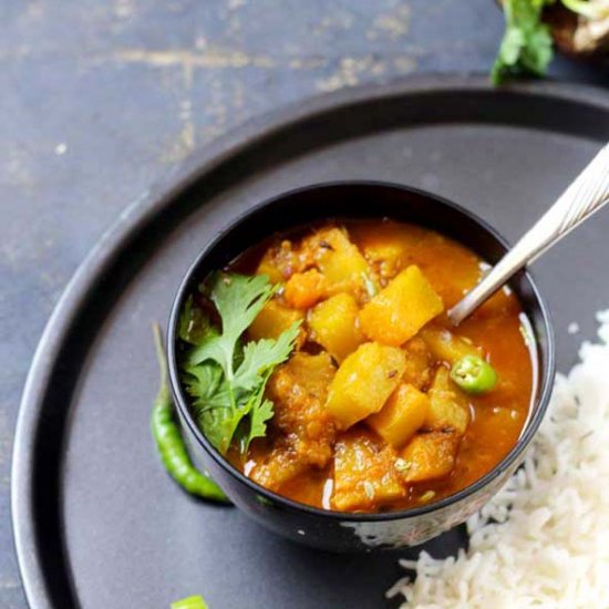 Pumpkin Curry – No lentils, coconut