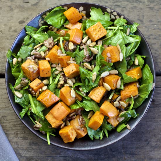 Fall Roasted Sweet Potato Salad