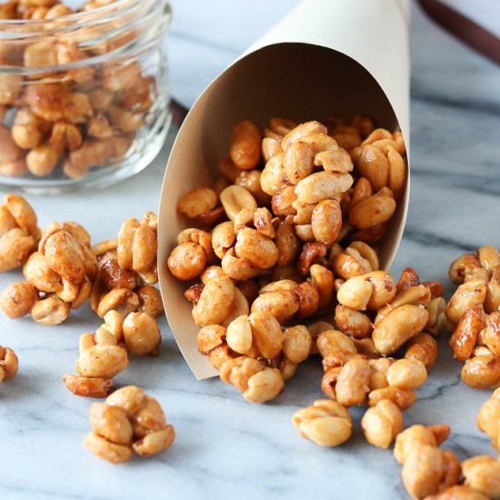 Honey Roasted Peanut Clusters