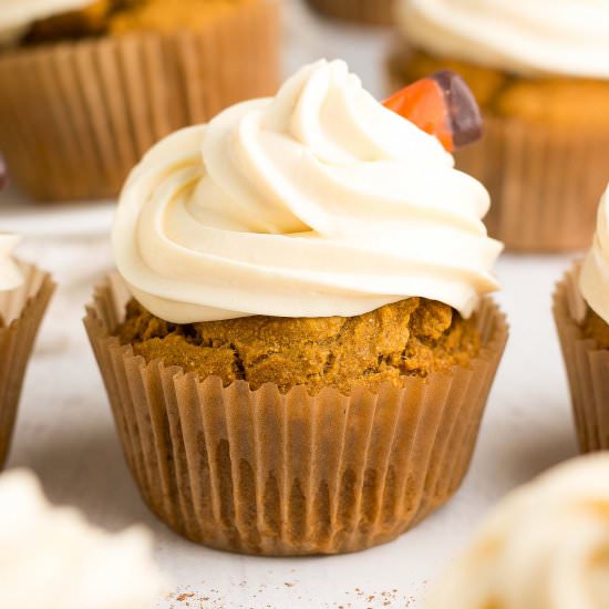 Healthy Pumpkin Cupcakes