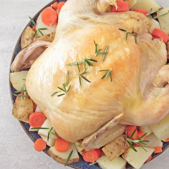 Rosemary and Garlic Brined Chicken