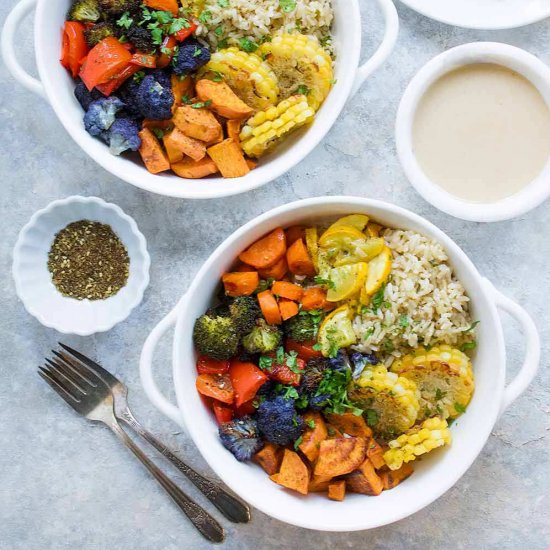 Vegetarian Sheet Pan Dinner