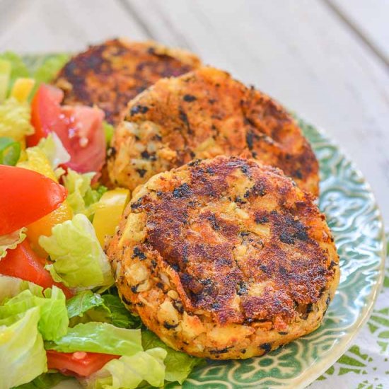 Thai Style Vegan Crab Cakes