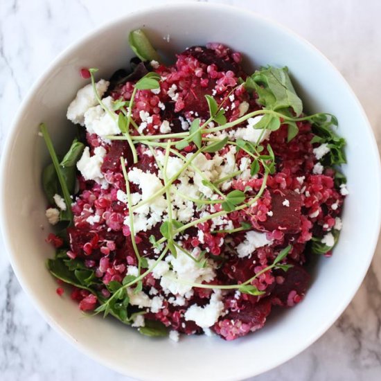 Roasted Beet & Quinoa Salad