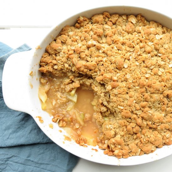 Double Ginger Apple Crisp