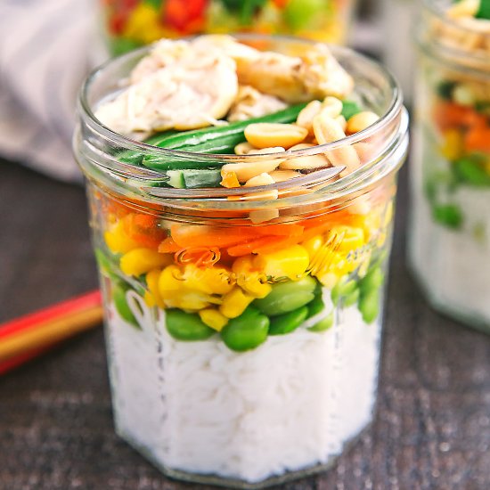 Vietnamese Rainbow Noodle Jars