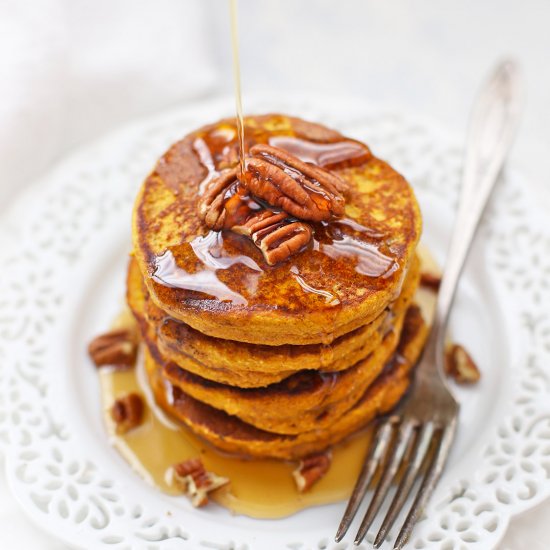 Blender Pumpkin Pancakes