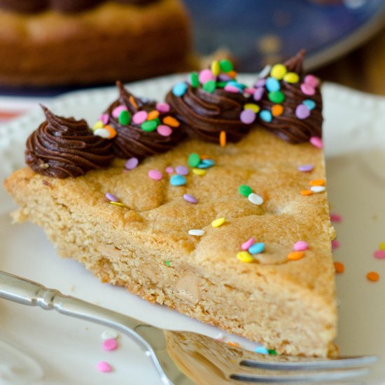 Peanut Butter Cookie Cake