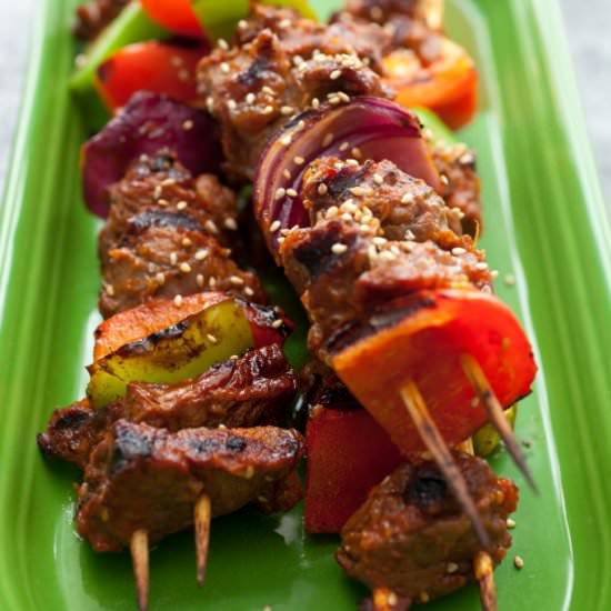 Bulgogi Steak Kabobs