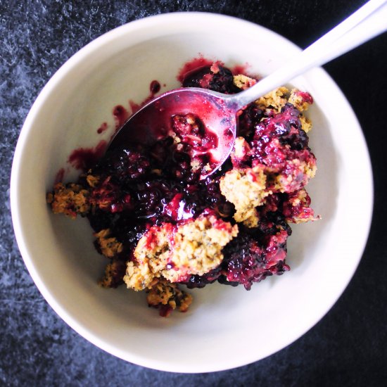 Blackberry Lemon Poppy Seed Crumble