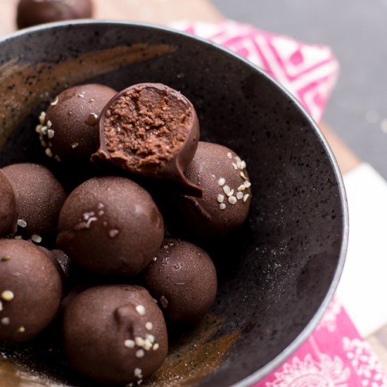 Chocolate Almond Butter Truffles