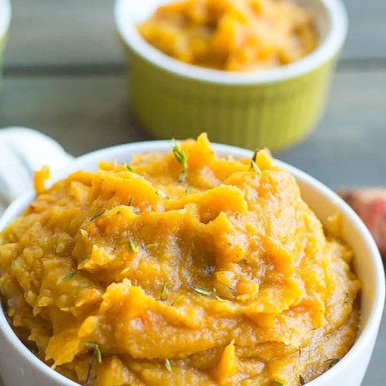 Plant-Based Mashed Root Vegetables