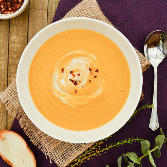 Slow Cooker Butternut Squash Soup