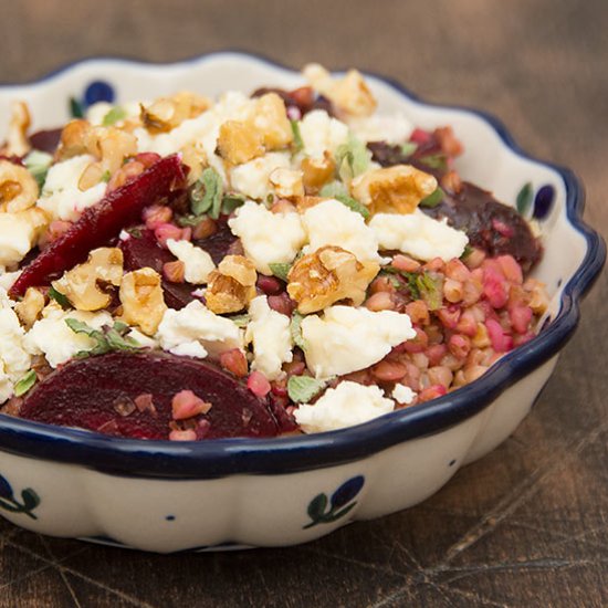 Buckwheat and Beetroot Salad