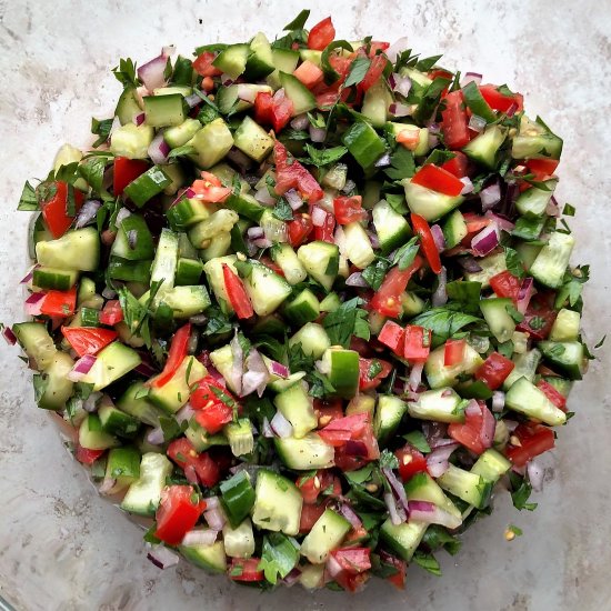 Middle Eastern Salad Shirazi