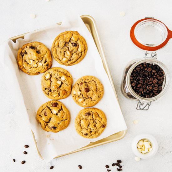 chocolate espresso bean cookies