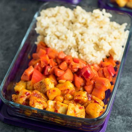 Sweet Chili Tofu Bowls