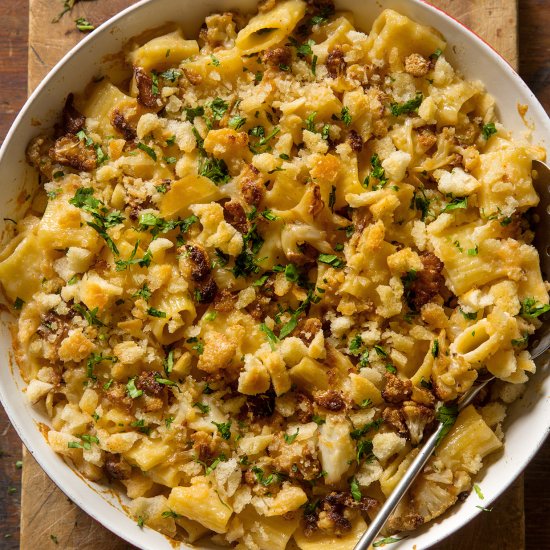 Roasted Cauliflower Ziti