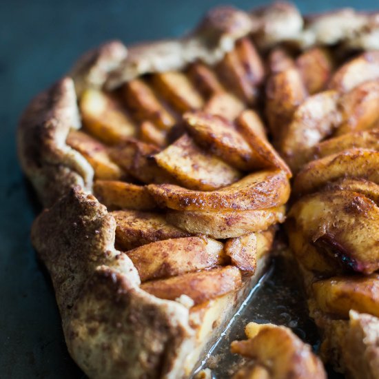 Paleo Peach Galette