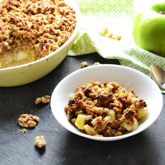 Apple Ginger Breakfast Crumble