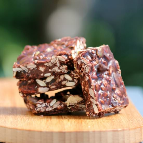 Fruit Nut and Chocolate Crunch Bars