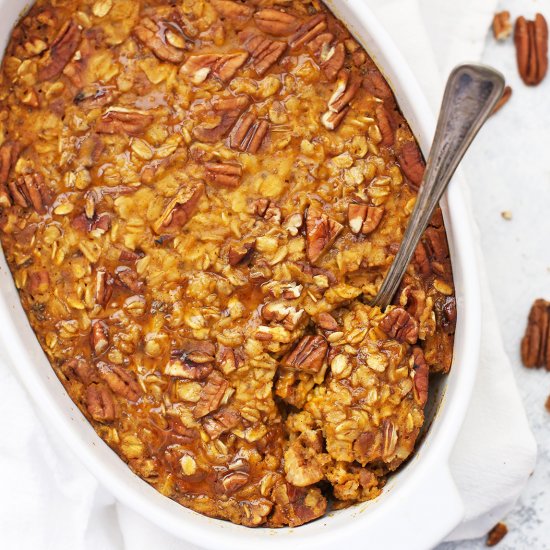 Pumpkin Baked Oatmeal