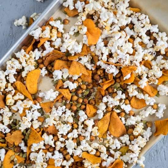 Spiced Chickpea Snack Mix