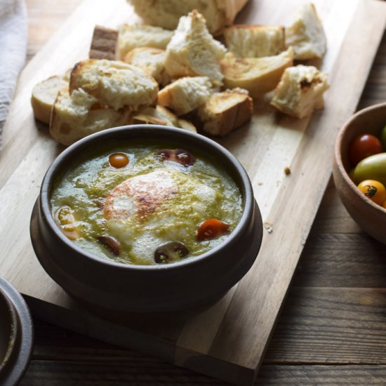 Tomatillo Burrata Hot Pot