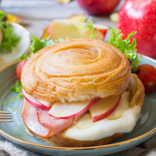 Honey Apple Ham Croissant Melts